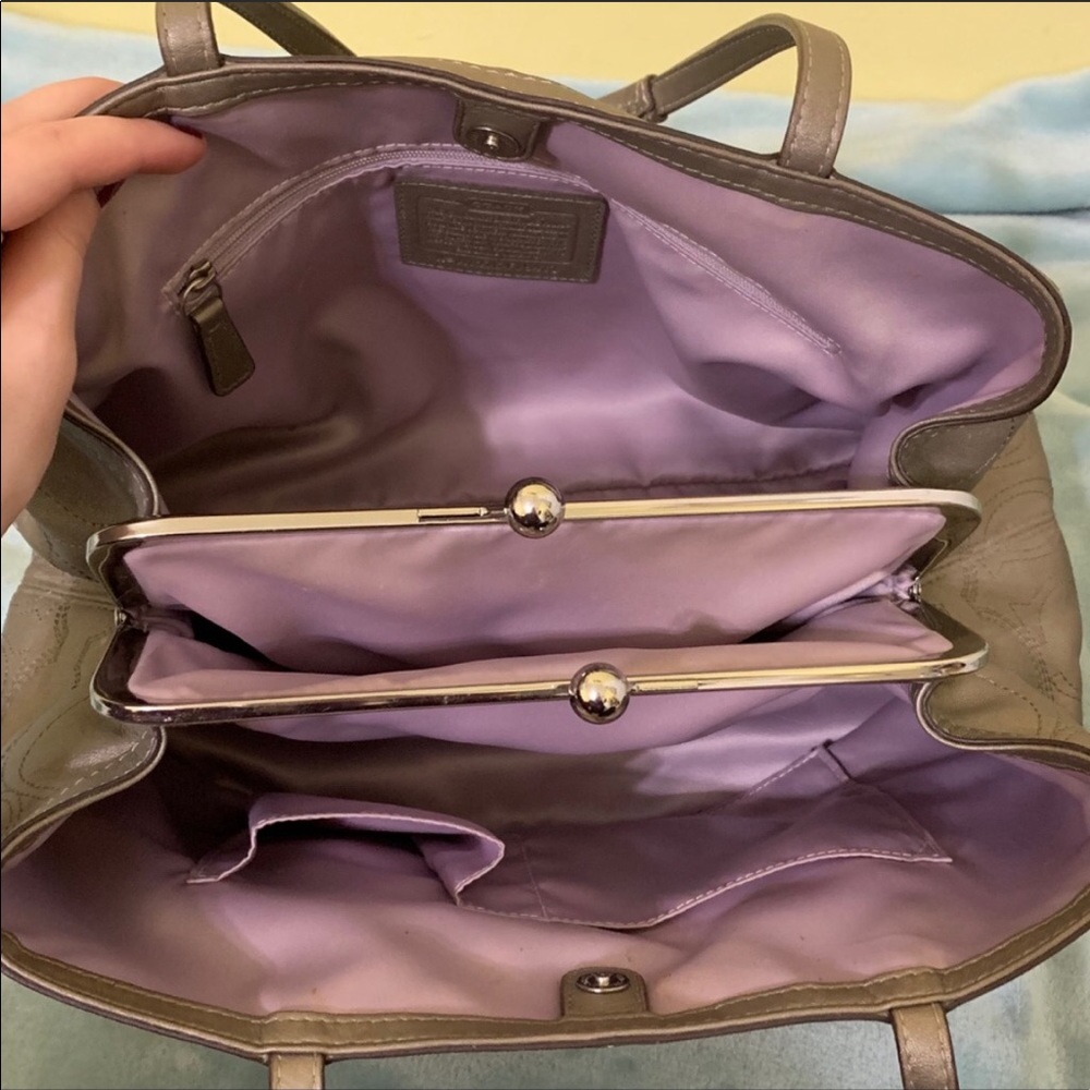 Coach A1276-F19413 Satchel in Bronze Leather - Picture 9 of 16